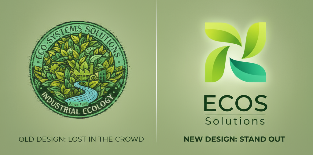 Brand design evolution — best logos showing simplicity, clear typography, and modern color use.